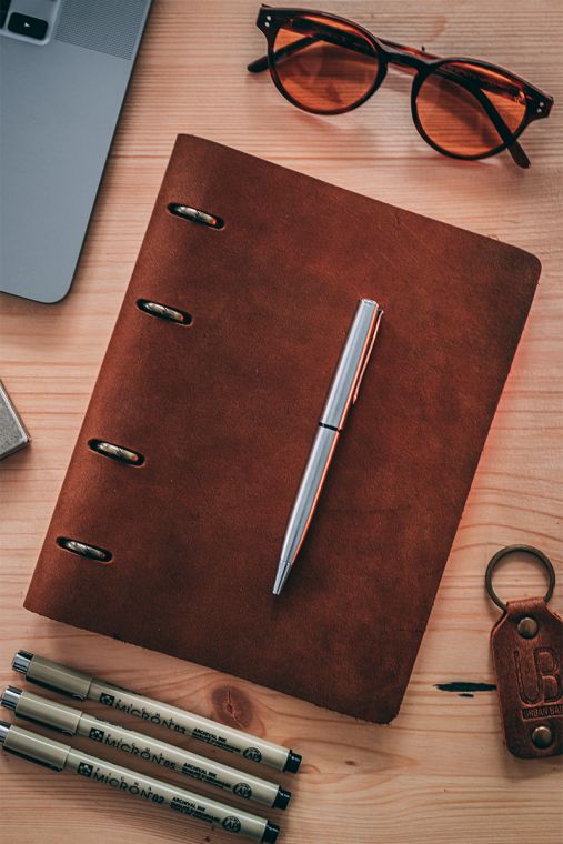 Agenda din piele naturala The Notebook by URBAN BAG dimensiune A5 – Brown