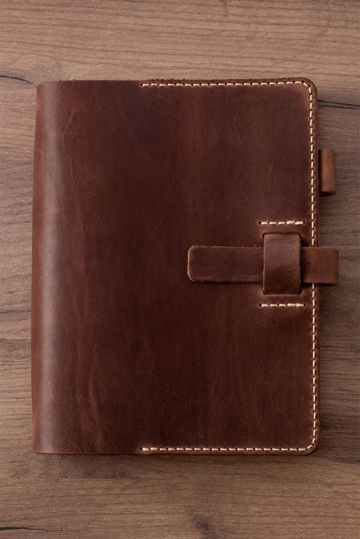 Agenda din piele naturala The Notebook PLUS by URBAN BAG dimensiune A5 – Brown