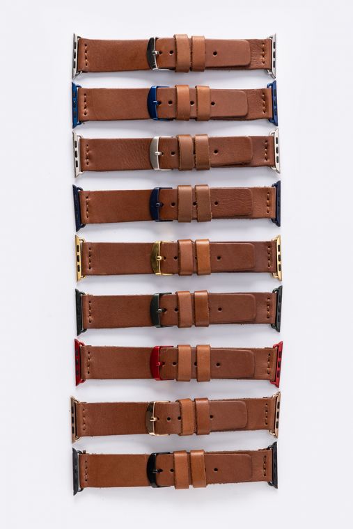 Curea din piele naturala handmade URBAN BAG pentru Apple Watch