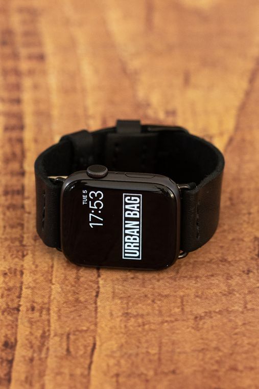 Curea din piele naturala handmade URBAN BAG pentru Apple Watch