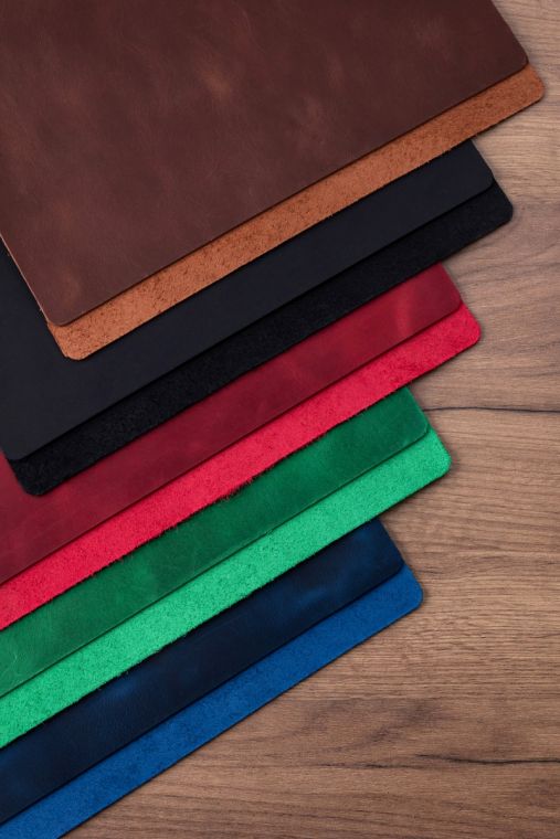 Portofel pentru tutun handmade din piele naturala URBAN BAG The Pouch - Maro