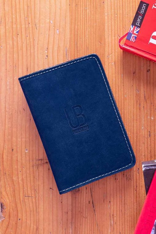 Portofel Port Pasaport din piele naturala URBAN BAG Journey - Albastru