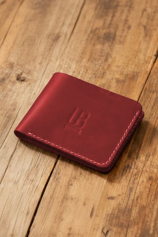 Portofel din piele naturala URBAN BAG Concept 2 – Rosu